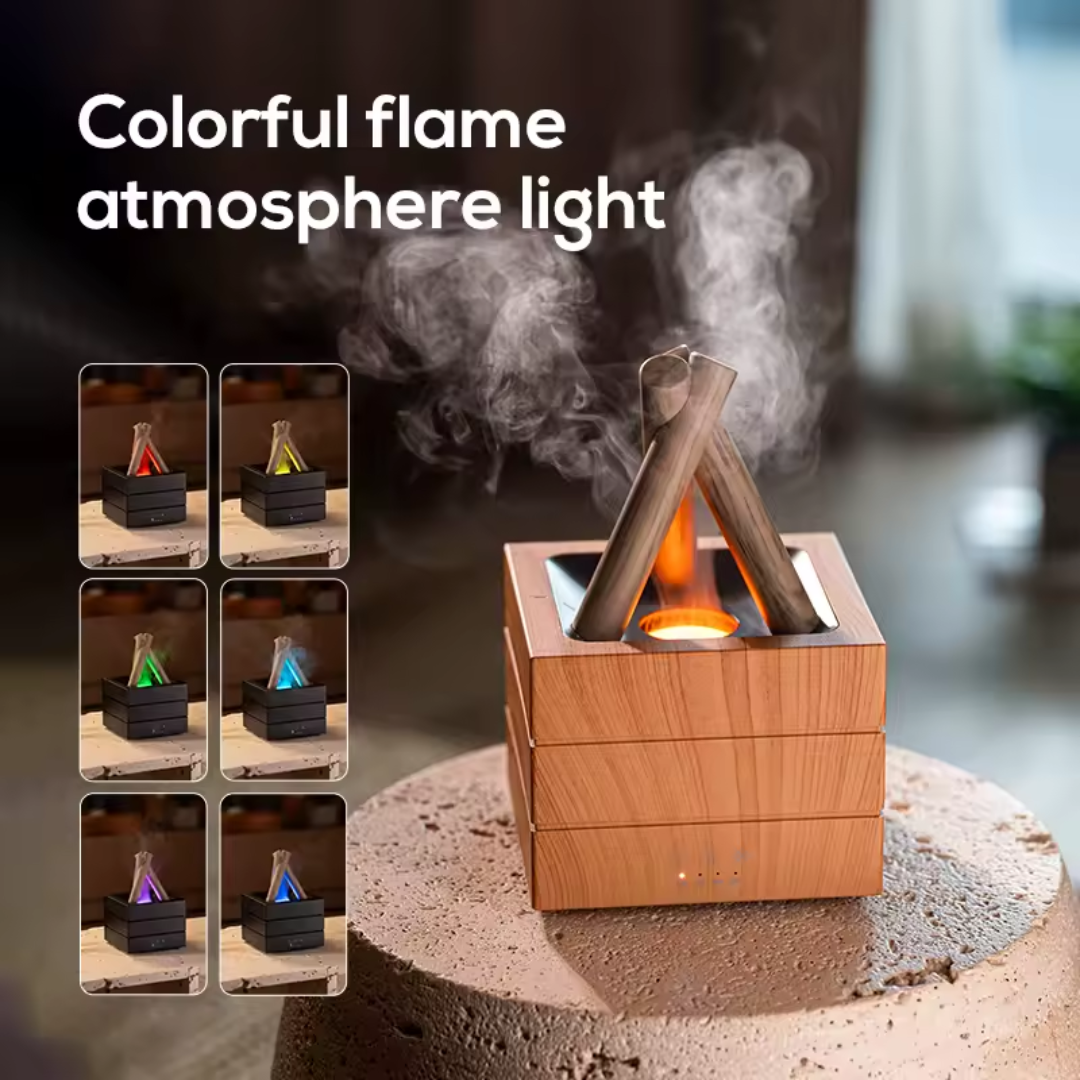 Flames Humidifier Essential Oil Diffuser