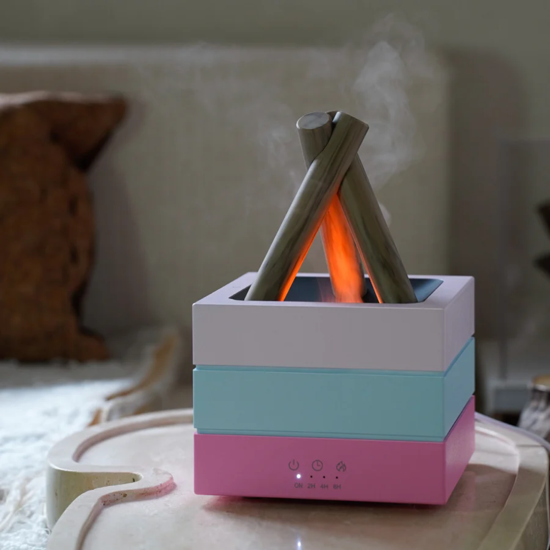 Flames Humidifier Essential Oil Diffuser